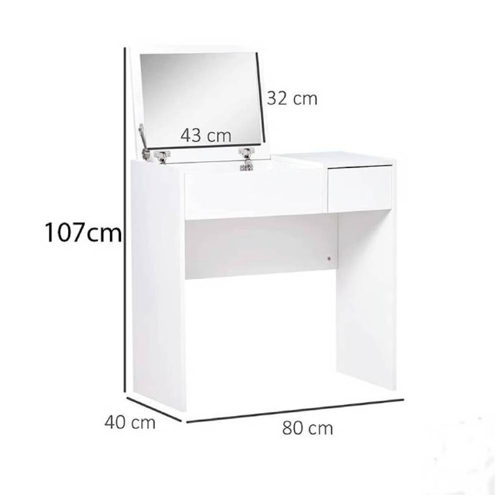 TOCADOR NACION MUEBLES MARTINA COLOR BLANCO NM