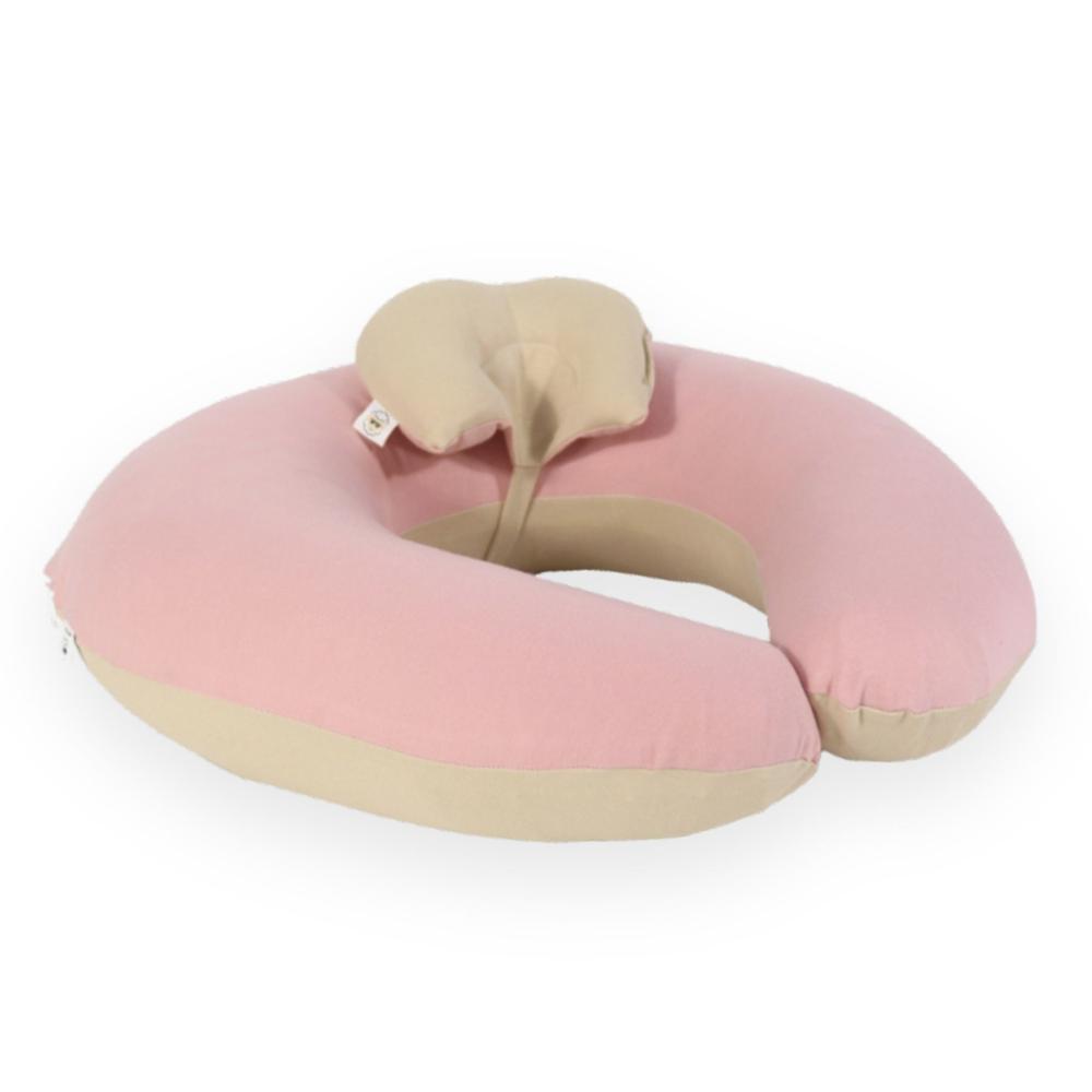 Cojin de Lactancia Acolchonaditos Beige Palo Rosa