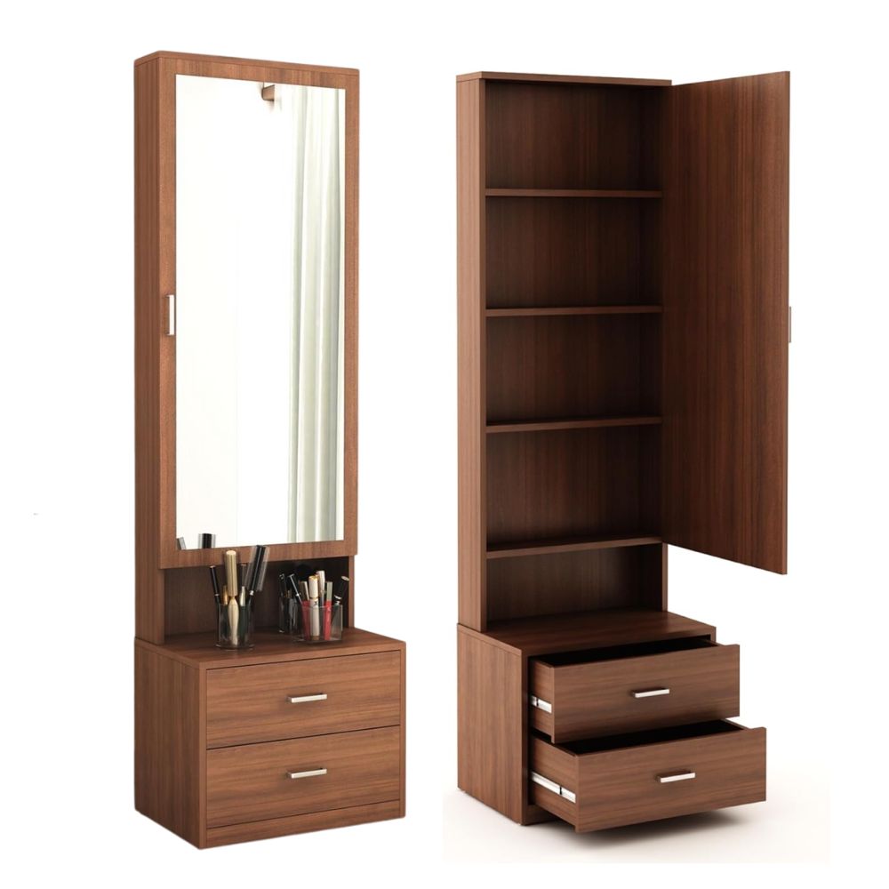 Tocador con Espejo Sami Caramelo Muebles Bonno