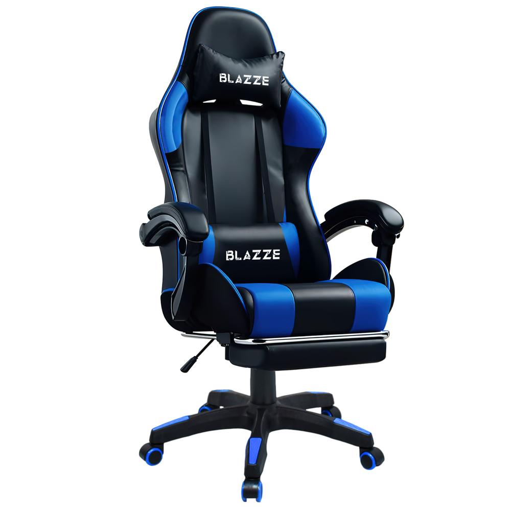 Silla Gamer Ergonómica Blazze Loot - Azul