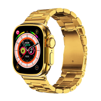 Smartwatch G9 Max Ultra Gold Pantalla Grande 2.1"" IP67 2 Correas