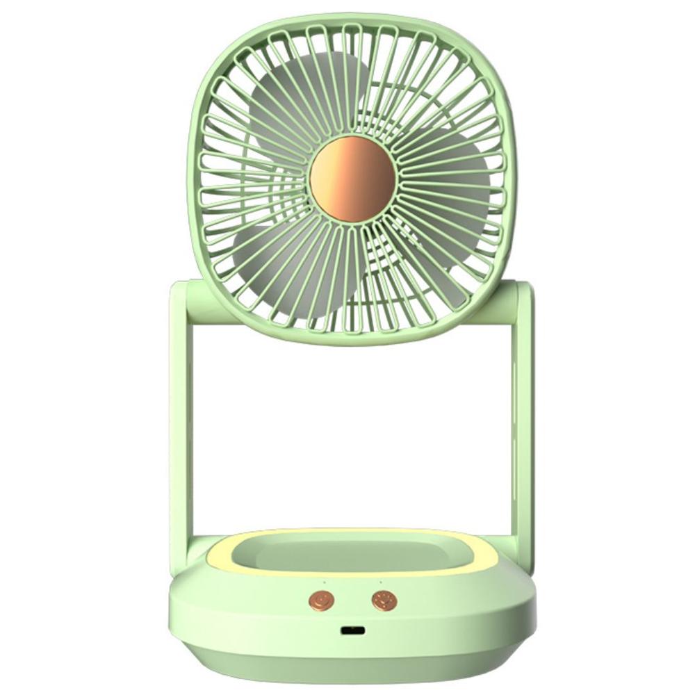 Ventilador Portatil de Escritorio y Pared con Luz Led Recargable XHS03