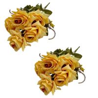 Set de 2 Bouquets De Rosas Diamante X7 BG307007-AM FLORIPASTORE