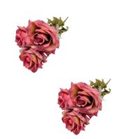 Set de 2 Bouquets De Rosas Diamante X5 BG305038-FU FLORIPASTORE