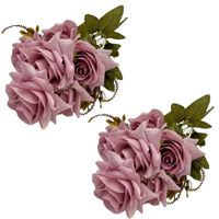 Set de 2 Bouquets De Rosas Diamante X7 BG307007-MO FLORIPASTORE