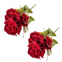 Set de 2 Bouquets De Rosas Diamante X7 BG307007-RJ FLORIPASTORE