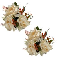 Pack de 2 Bouquets De Rosas 7 Flores BG307033-BL FLORIPASTORE