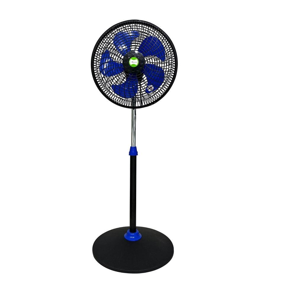 VENTILADOR BOSSKO 16""  PEDESTAL DE 5 ASPAS BK-8314VC AZUL