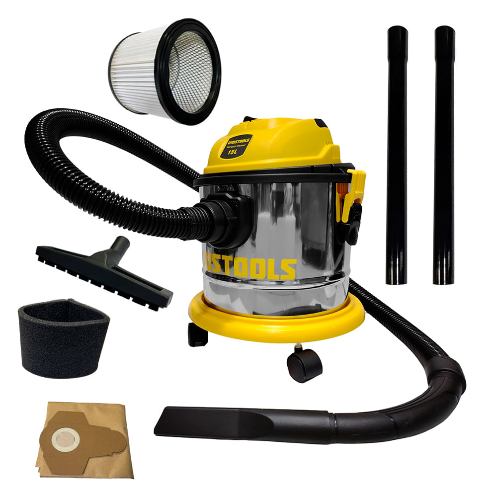 ASPIRADORA SOPLADORA DE POLVO Y AGUA UYUSTOOLS ASP15LM 15 LITROS 1200W 3 FUNCIONES