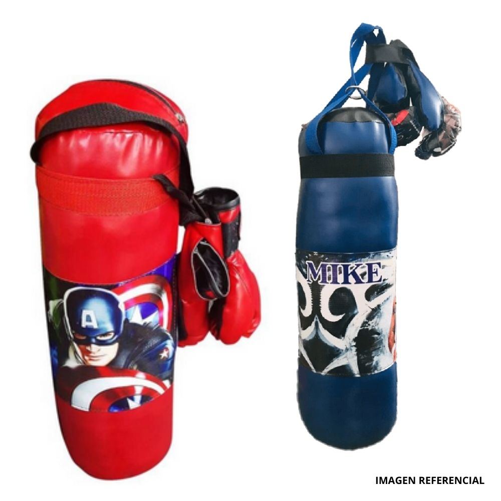 Saco De Box + Guantes De Box Para Niños
