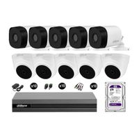 Cámaras Seguridad Dahua Kit 10 Hd 720p Disco 1tb Hdmi