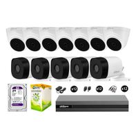 Cámaras Seguridad Dahua Kit 12 Full Hd 1080p Disco 2tb Completo