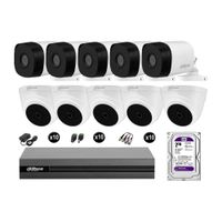 Cámaras Seguridad Dahua Kit 10 Hd 720p Disco 2tb Completo
