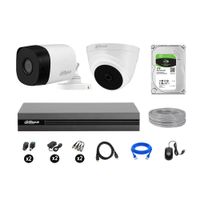 Cámaras Seguridad Dahua Kit 2 Full Hd 1080p Disco 1tb Completo