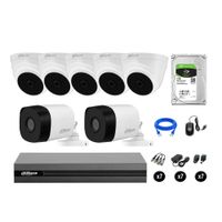 Cámaras Seguridad Dahua Kit 7 Full Hd 1080p Disco 1tb Hdmi
