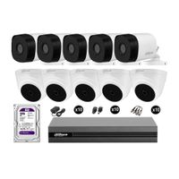 Cámaras Seguridad Dahua Kit 10 Full Hd 1080p Disco 2tb Hdmi