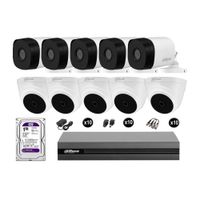 Cámaras Seguridad Dahua Kit 10 Full Hd 1080p Disco 1tb Hdmi