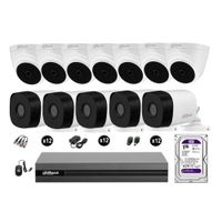 Cámaras Seguridad Dahua Kit 12 Hd 720p Disco 1tb Hdmi