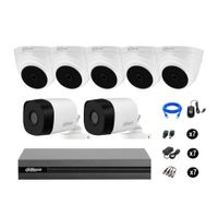 Cámaras Seguridad Dahua Kit 7 Hd 720p Cable Hdmi