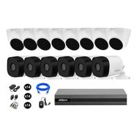 Cámaras Seguridad Dahua Kit 14 Hd 720p Cable Hdmi Oferta