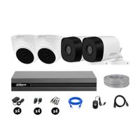 Cámaras Seguridad Dahua Kit 4 Hd 720p Cable