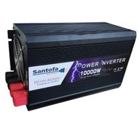 Inversor De Corriente 12v A 220v 10000w 2 Usb 2 Sockets 1 USB C Lcd
