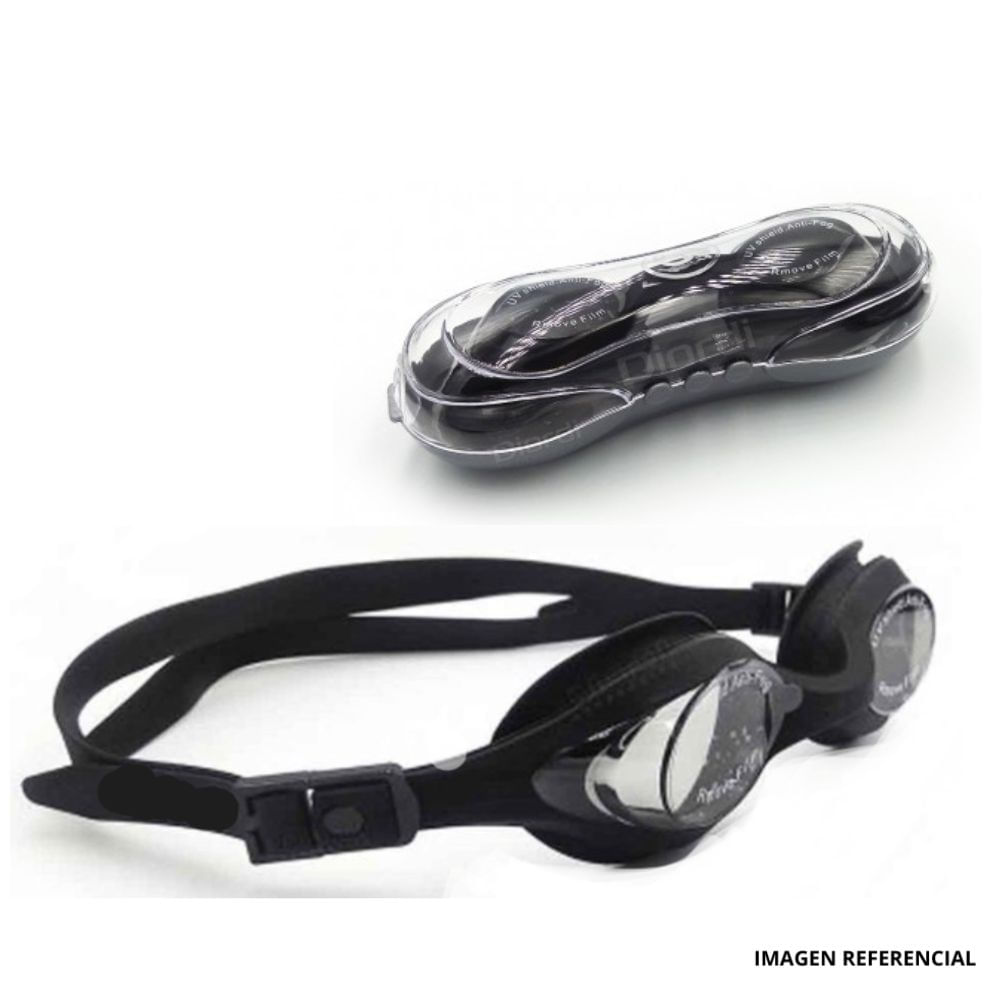 Lentes de Natación con Estuche Proteccion UV - NZ