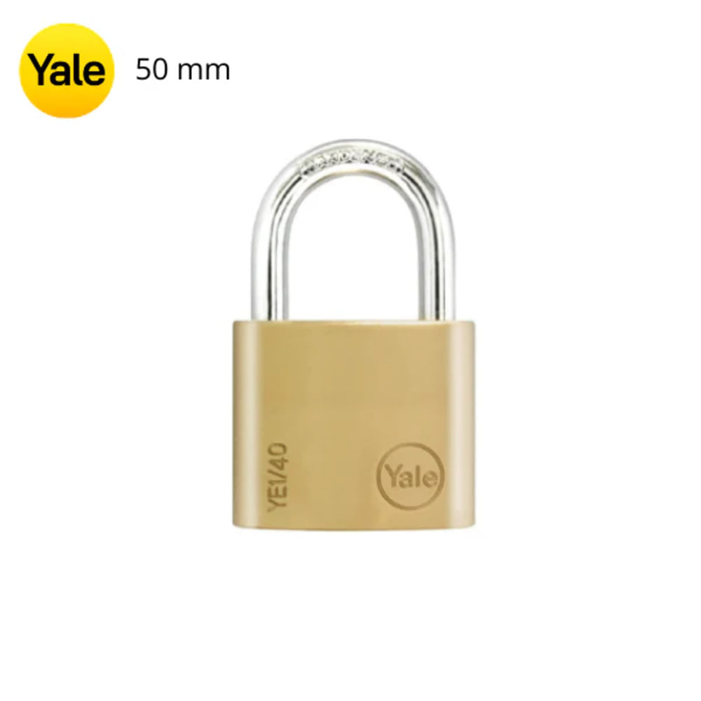Candado YE1 Arco Bronce Essential Eco 50mm (Caja) Yale