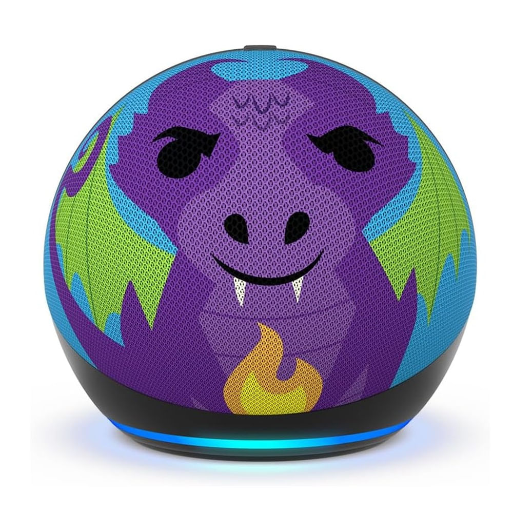 Parlante Amazon Echo Dot (5.ª generación) Kids Dragon