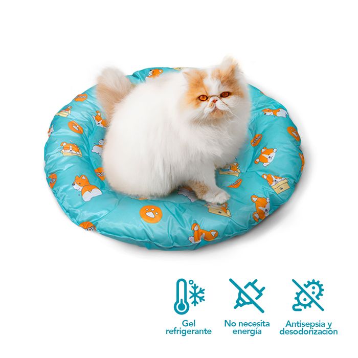 Cama Refrigerante Mascotas Circular 65X65 cm Promart