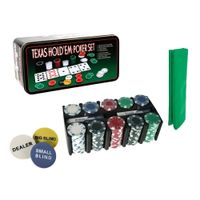 Set Juego De Mesa Poker Texas Por 200 Fichas