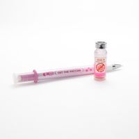 Rompe Ampolla Tipo Lapicero con Sello Rosa