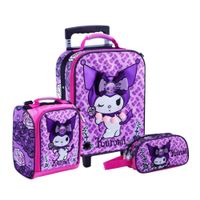 Pack Escolar Maleta Oficio Premium Kuromi Magic