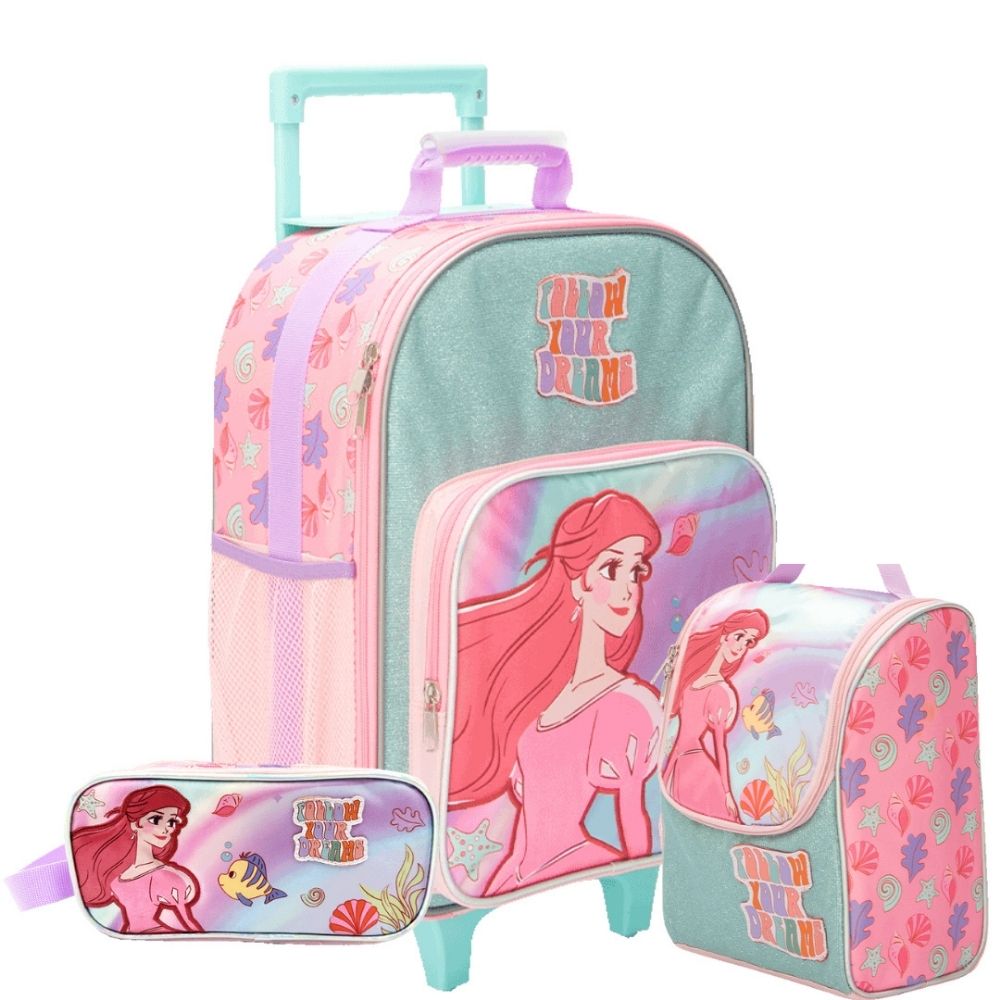 Pack Escolar Maleta Oficio Premium Ariel La Sirenita 2 - Promart