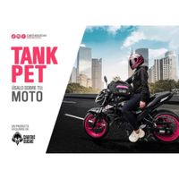 Mochila Transportador Perros y Gatos Hasta 12 kg Caritas Sucias Tankpet Fucsia