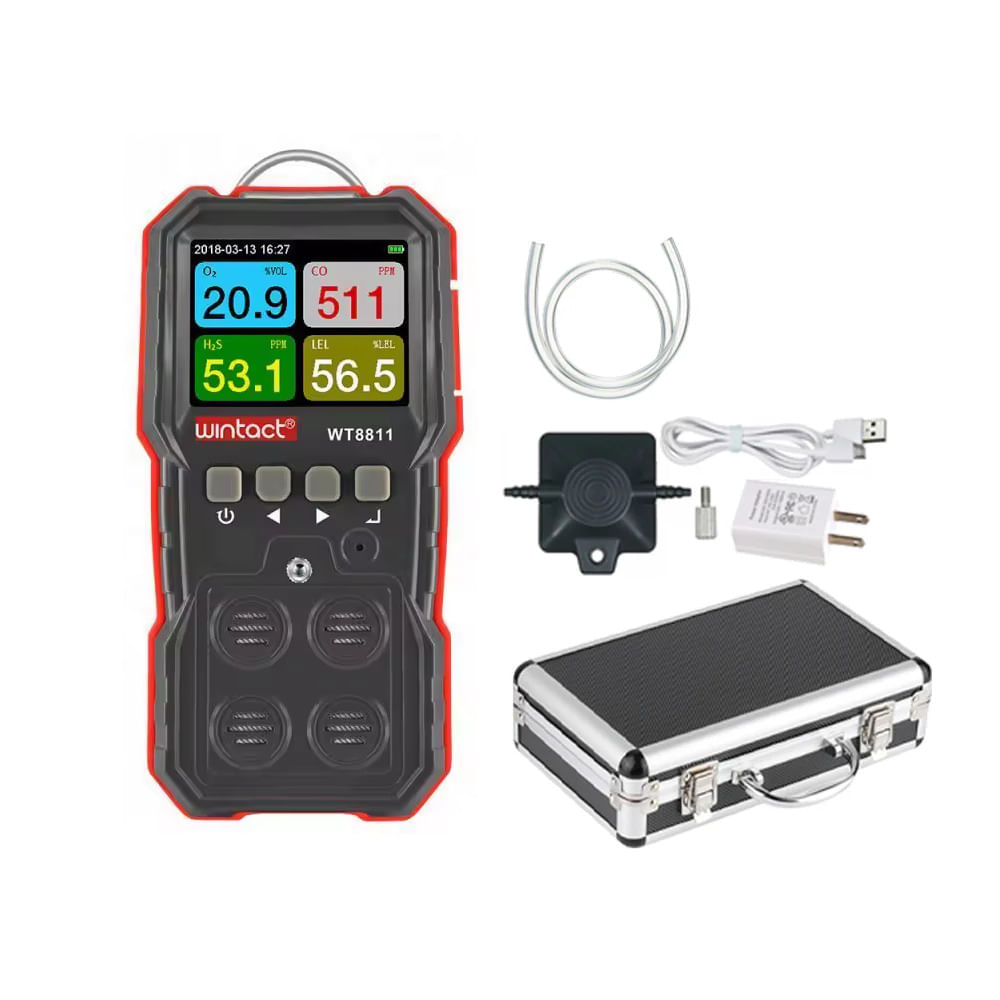 Medidor Detector de Gases Inflamables 4 en 1 – WINTACT WT8811