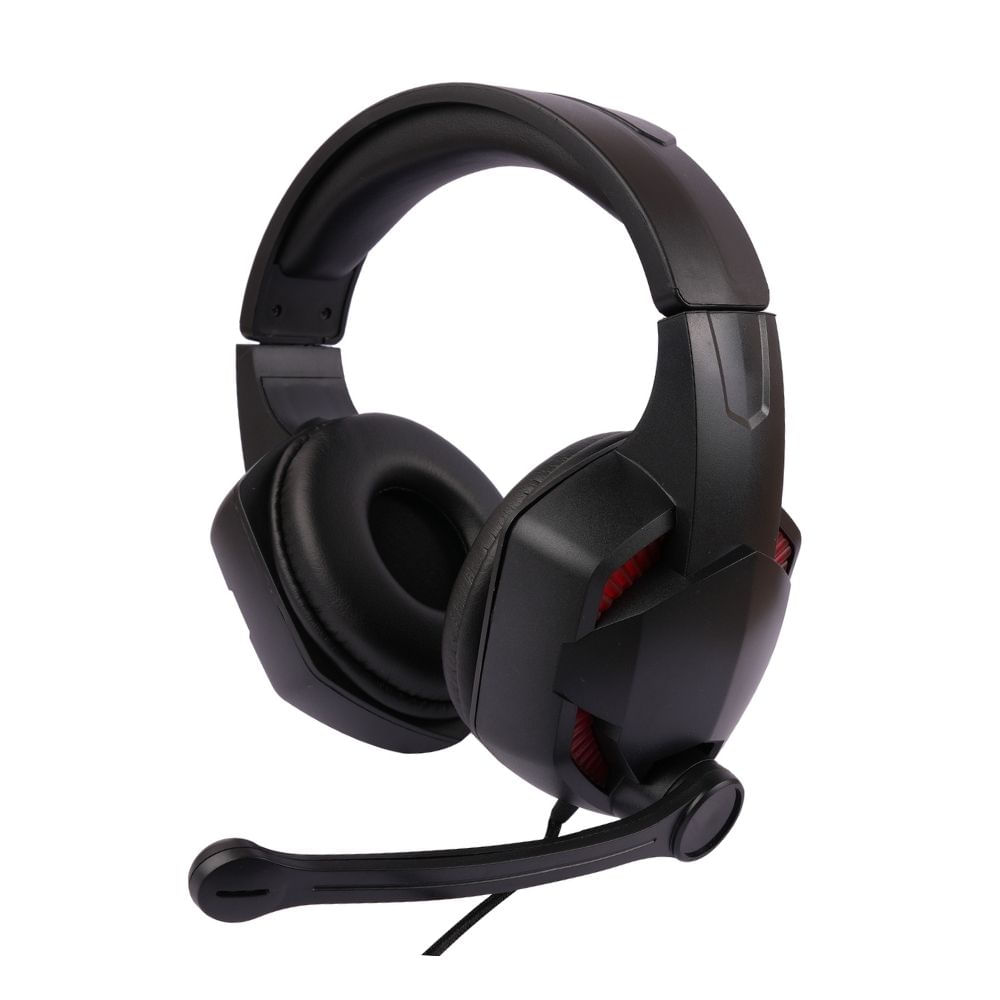 Audífonos Gaming Werken H10 Negro con Micrófono y Cable de 1.2m