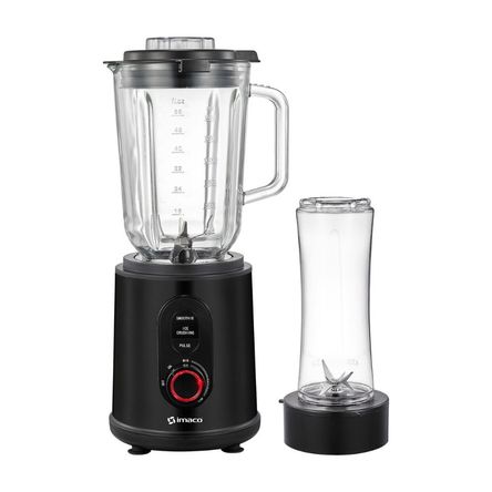 Licuadora Negra Imaco 1000W acero inoxidable 1.5 litros BLS870N Licuadora Negra Imaco 1000W acero inoxidable 1.5 litros BLS870N