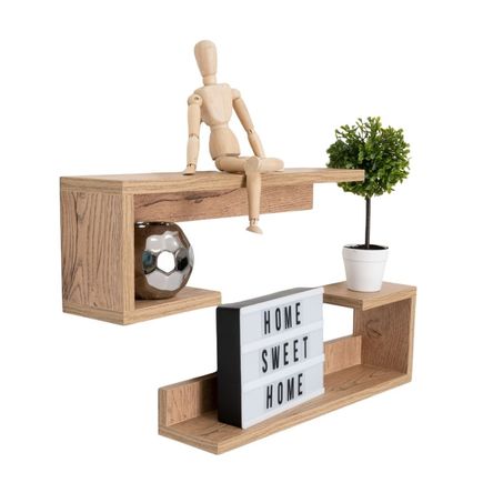Set de 2 repisas Santino Rovere Tuhome Set de 2 repisas Santino Rovere Tuhome