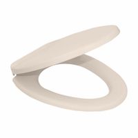 Asiento de inodoro elongado Classic Bone Orange