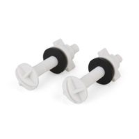 Juego de tornillos para unir Tanque/Taza Plástico Plomer