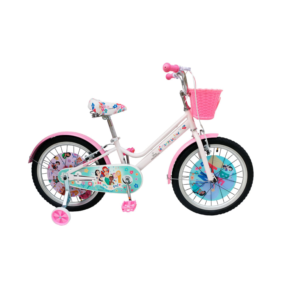 Bicicleta Monark Para Niño Aro 20"" Princesas Blanco