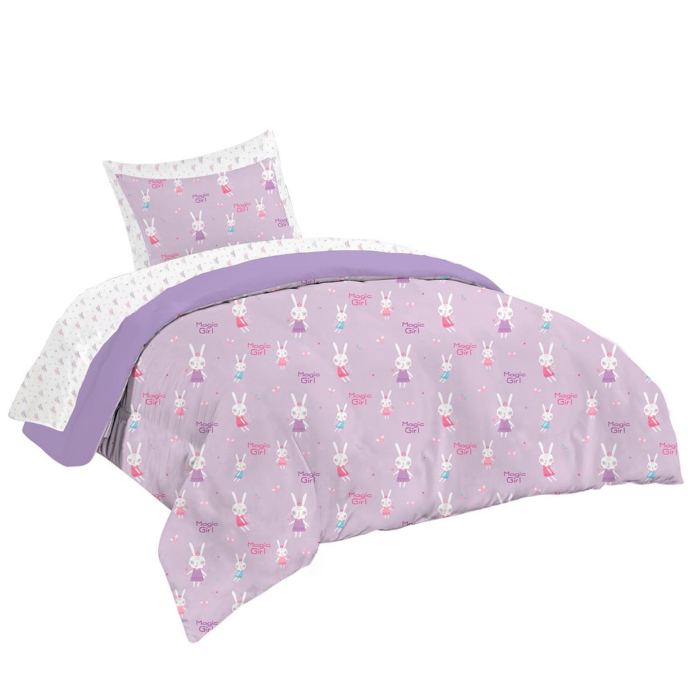 Set Edredón OI25 Micro Niña Hada Conejita 1.5 Plazas