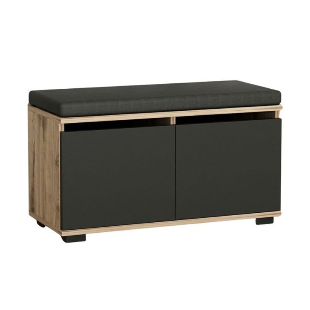 Zapatera Gemma Duna y Negro Muebles Bonno