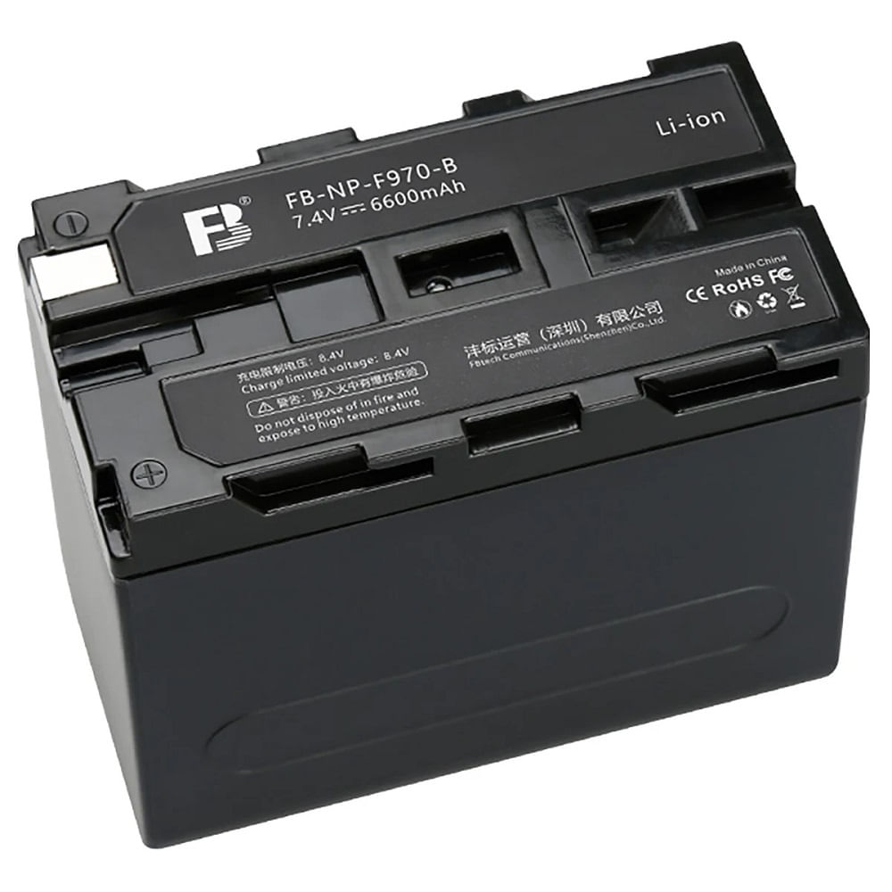 Bateria Np-F970 Fb 6600mah Para Lampara Led Ó Monitor