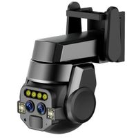 Cámara de Seguridad Full HD 6MP IP66 360° WiFi Doble Lente Zoom 10x SEISA Q820EM