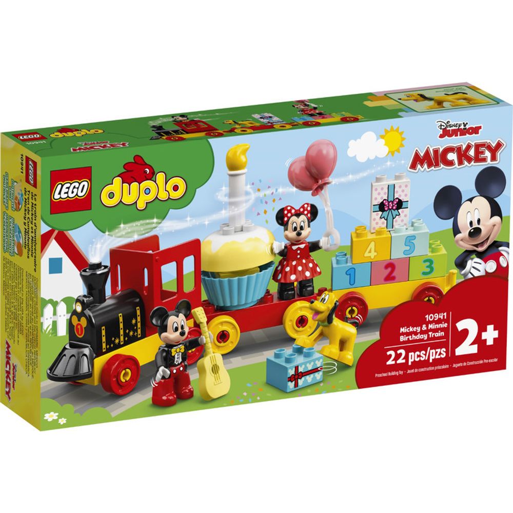 Tren de cumpleanos de Mickey y Minnie 10941 LEGO Duplo Promart