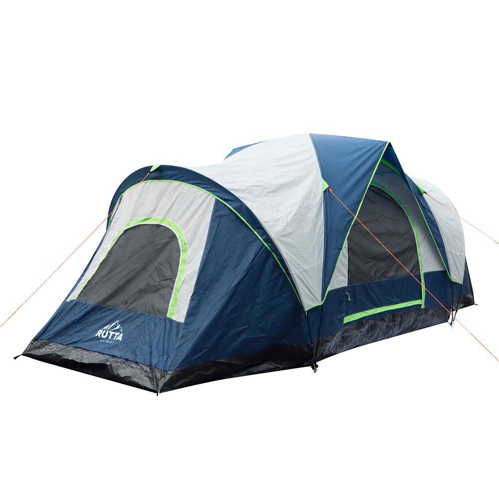 Carpa 8 P Camping Outdoor Azul