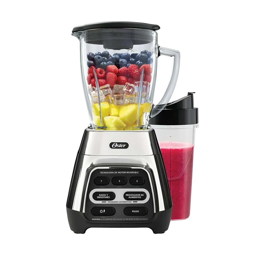 Licuadora Oster Tecnología Reversible y vaso Blend-N-Go BLSTPYG1311NBG