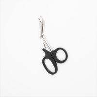 Tijera de Trauma Profesional Punta Roma de 19 CM Negro